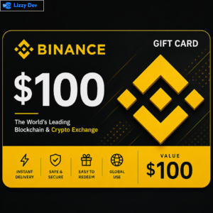 Binance Gift Card $100 – Buy, Send & Redeem $100 Binance Crypto Gift Voucher Online